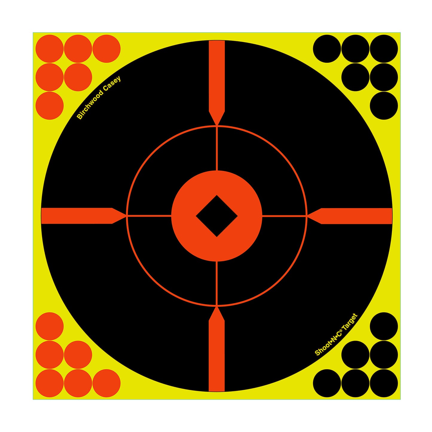 Self-Adhesive Birchwood Casey Round Bullseye Targets (5-12 Pack)