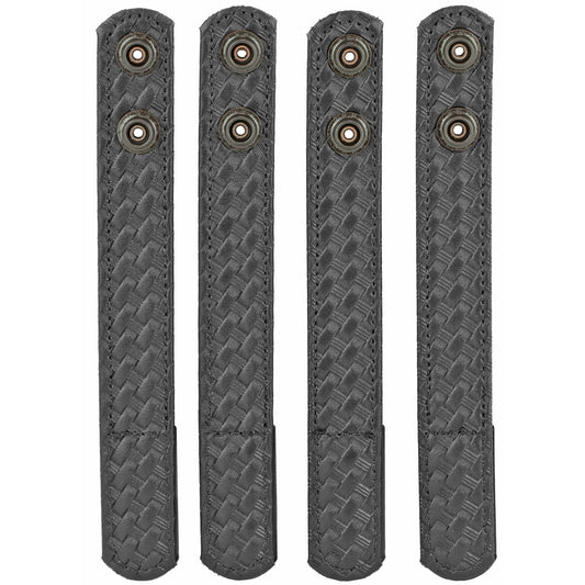 AccuMold Elite 1" Belt Keeper Set - 4 Pack Black