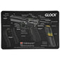 TekMat Gun Cleaning Mat with Exploded Diagram for Glock Black