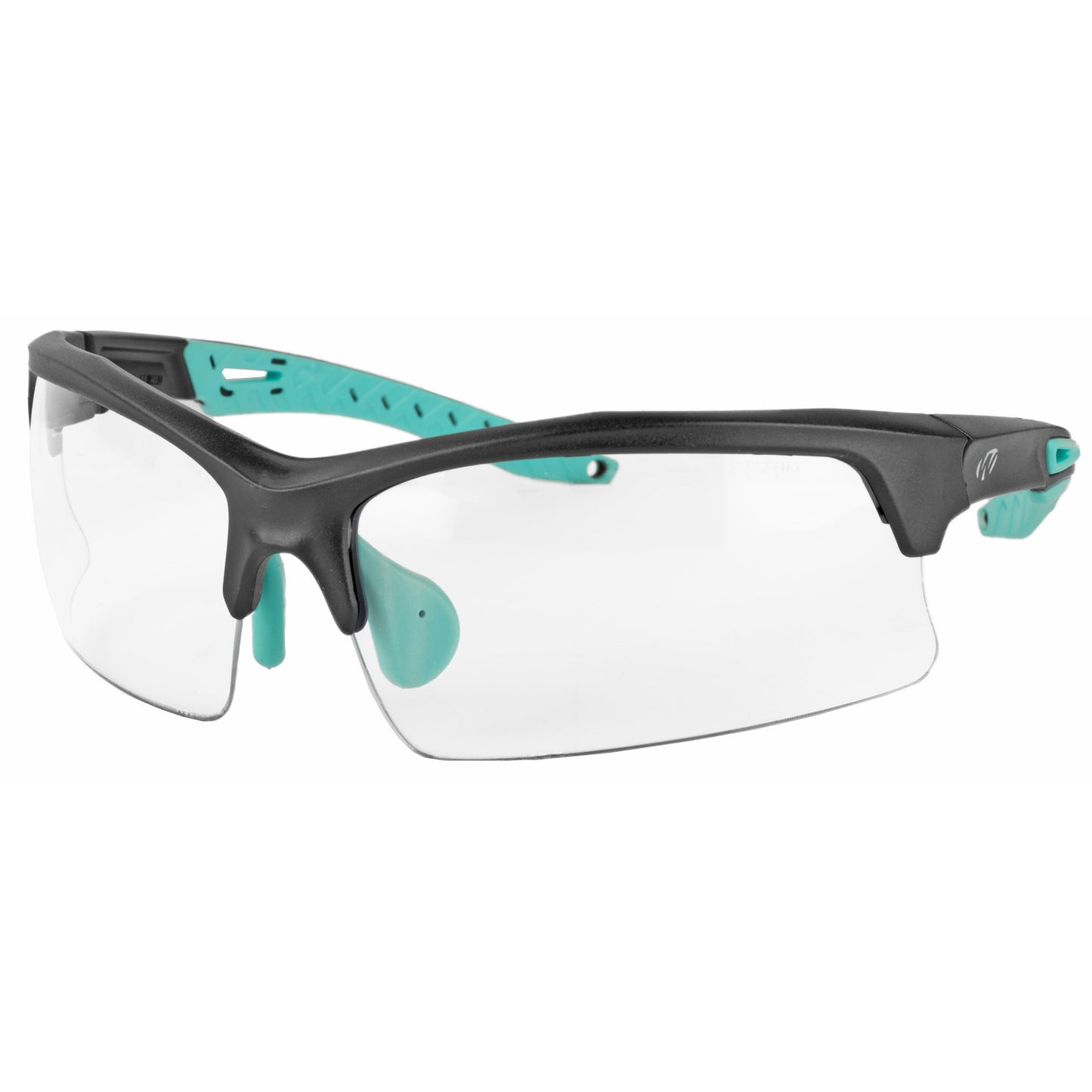 Walker's Clear Impact Resistant Sport Glasses in Teal