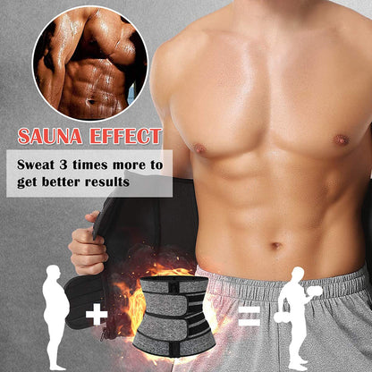 Men's Tactical Slimming Waist Trainer and Back Support Belt for Fitness