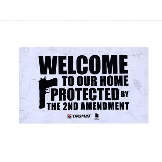 2nd Amendment Vulcanized Rubber Welcome Mat