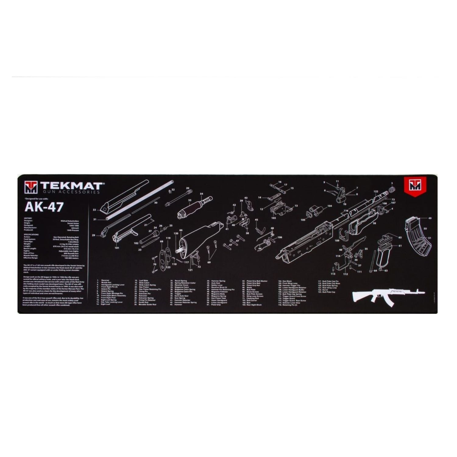 TekMat Premium AK47 Cleaning and Maintenance Mat