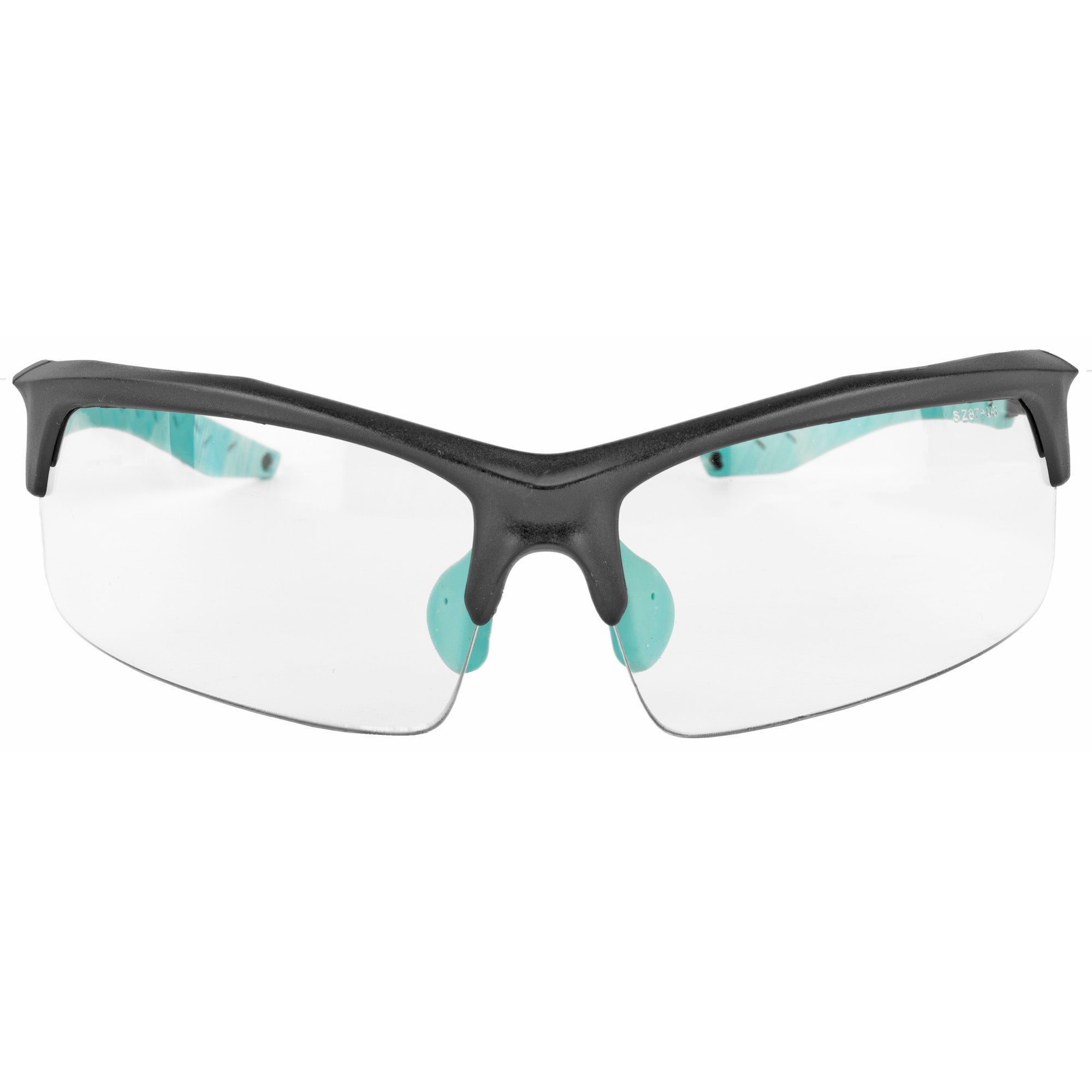 Walker's Clear Impact Resistant Sport Glasses in Teal