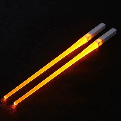 Illuminating LED Chopsticks for Vibrant Dining Adventures - Inside The Bars