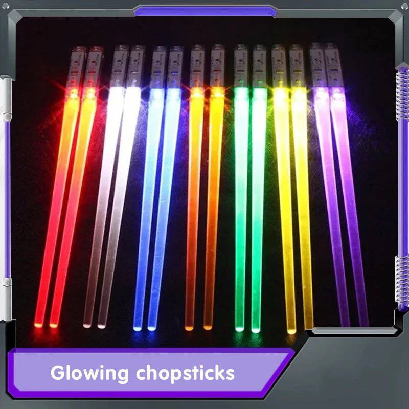 Illuminating LED Chopsticks for Vibrant Dining Adventures - Inside The Bars