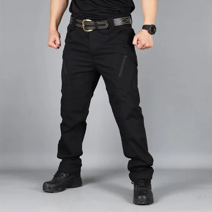 Men's All-Weather Tactical Cargo Pants with Versatile Storage and Enhanced Comfort