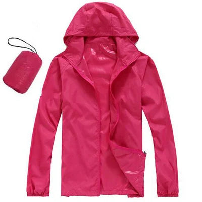 Packable Waterproof Rain Jacket