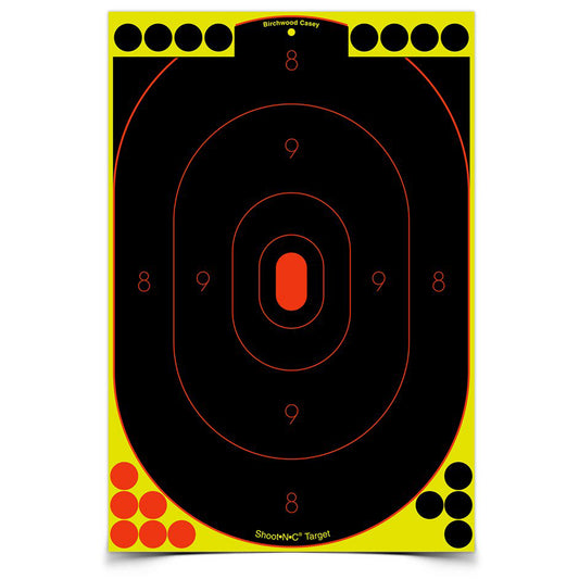 Birchwood Casey Silhouette Target 5-12x18 with Self-Adhesive Backing