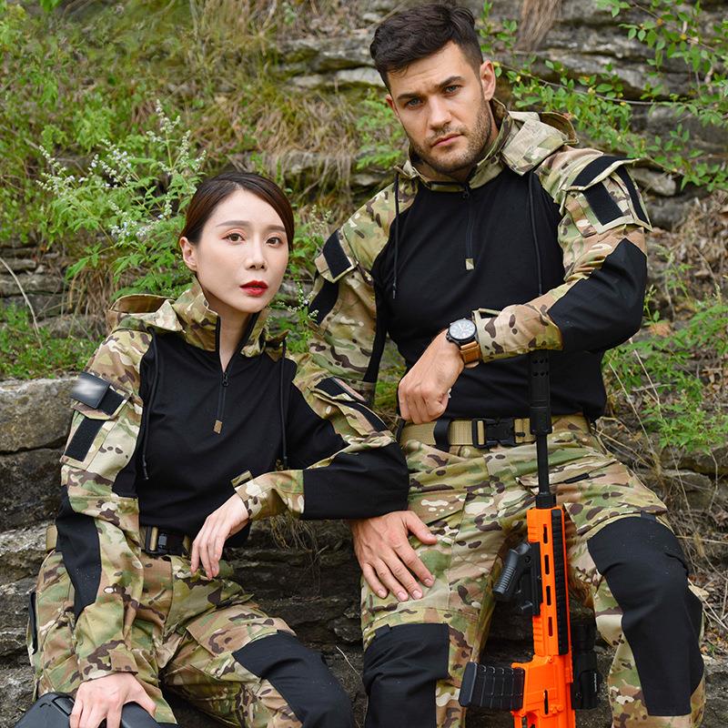 Han Ye Tactical Camouflage Frog Suit - Long Sleeve Wear-Resistant Combat Outfit