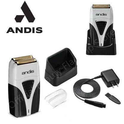 ANDIS Profoil Lithium Plus 17205 Men's Electric Shaver - Barber Hair Cleaning Razor for Bald Hair Clipping