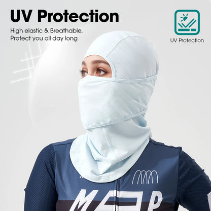 Adjustable UV Protection Balaclava Face Mask Set for Men and Women - Quick-Drying Motorcycle Gear (2/3pcs)