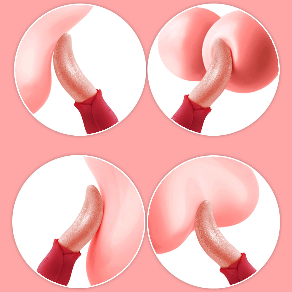 Wireless Remote Control Tongue Licking Vibrator - USB Rechargeable Jumping Egg for Women