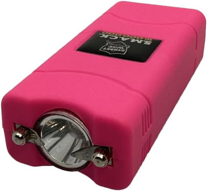 Compact Empowerment Self-Defense Keychain Set - Hot Pink Stun Gun & Pepper Gel