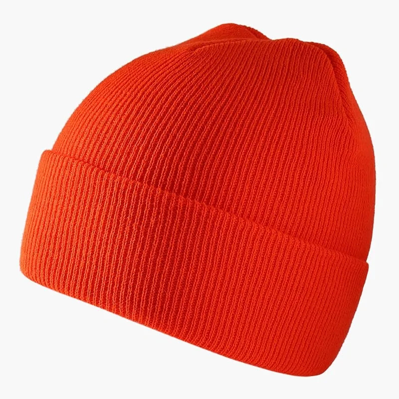 Cozy Ribbed Knitted Fisherman Beanie Hat - Inside The Bars