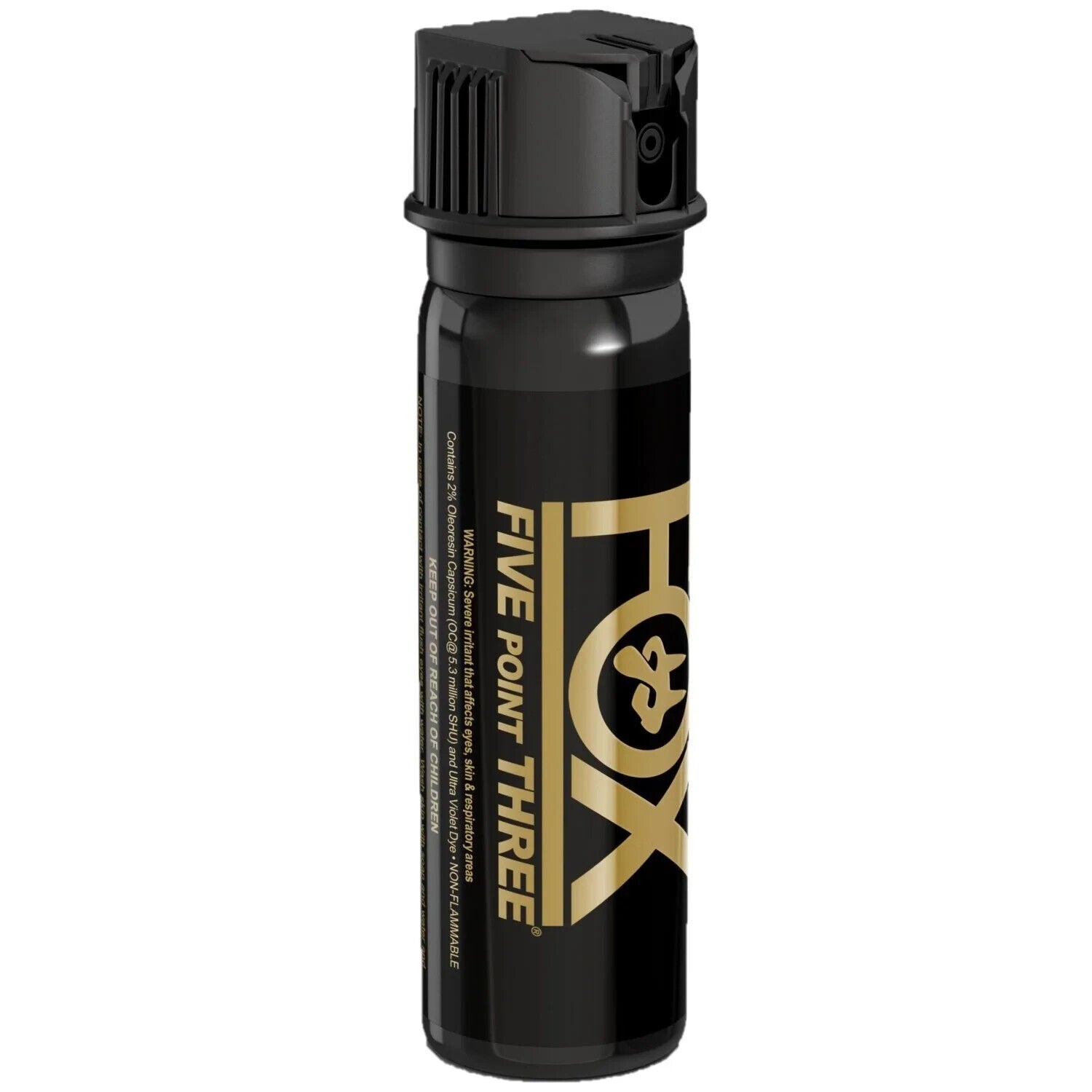 Fox Lab 5.3 Million Tactical Police Pepper Spray Stream Flip-Top 1.5oz 152FTS