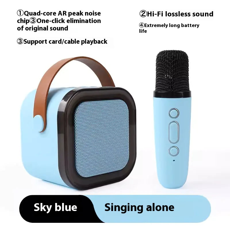 Portable Bluetooth Karaoke Microphone & Speaker System