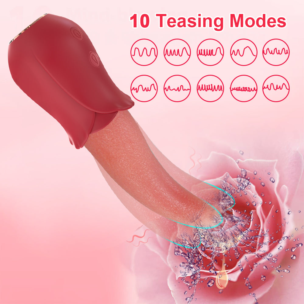 Wireless Remote Control Tongue Licking Vibrator - USB Rechargeable Jumping Egg for Women