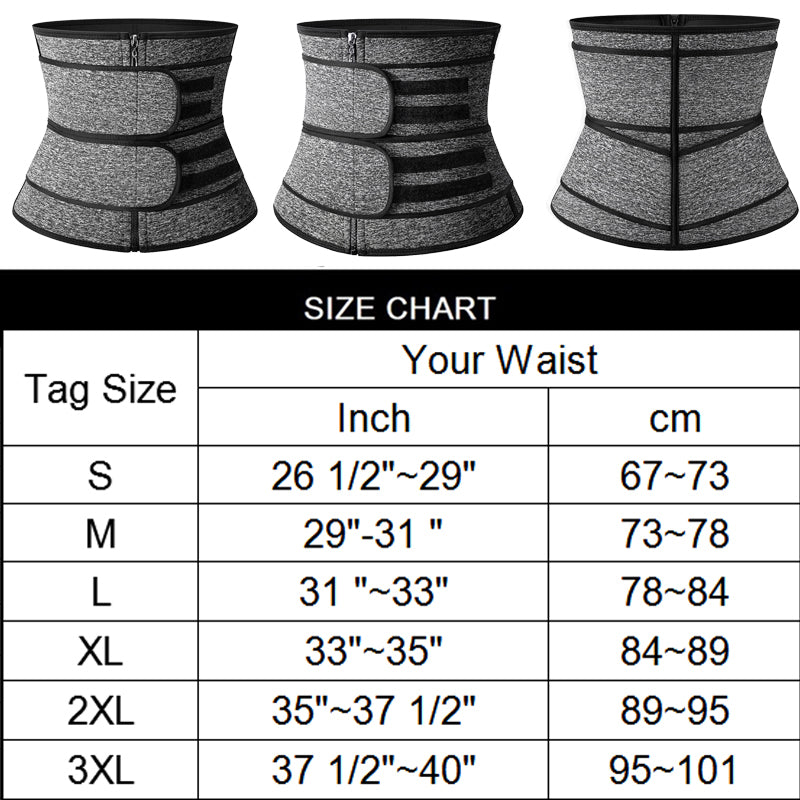 Men's Tactical Slimming Waist Trainer and Back Support Belt for Fitness