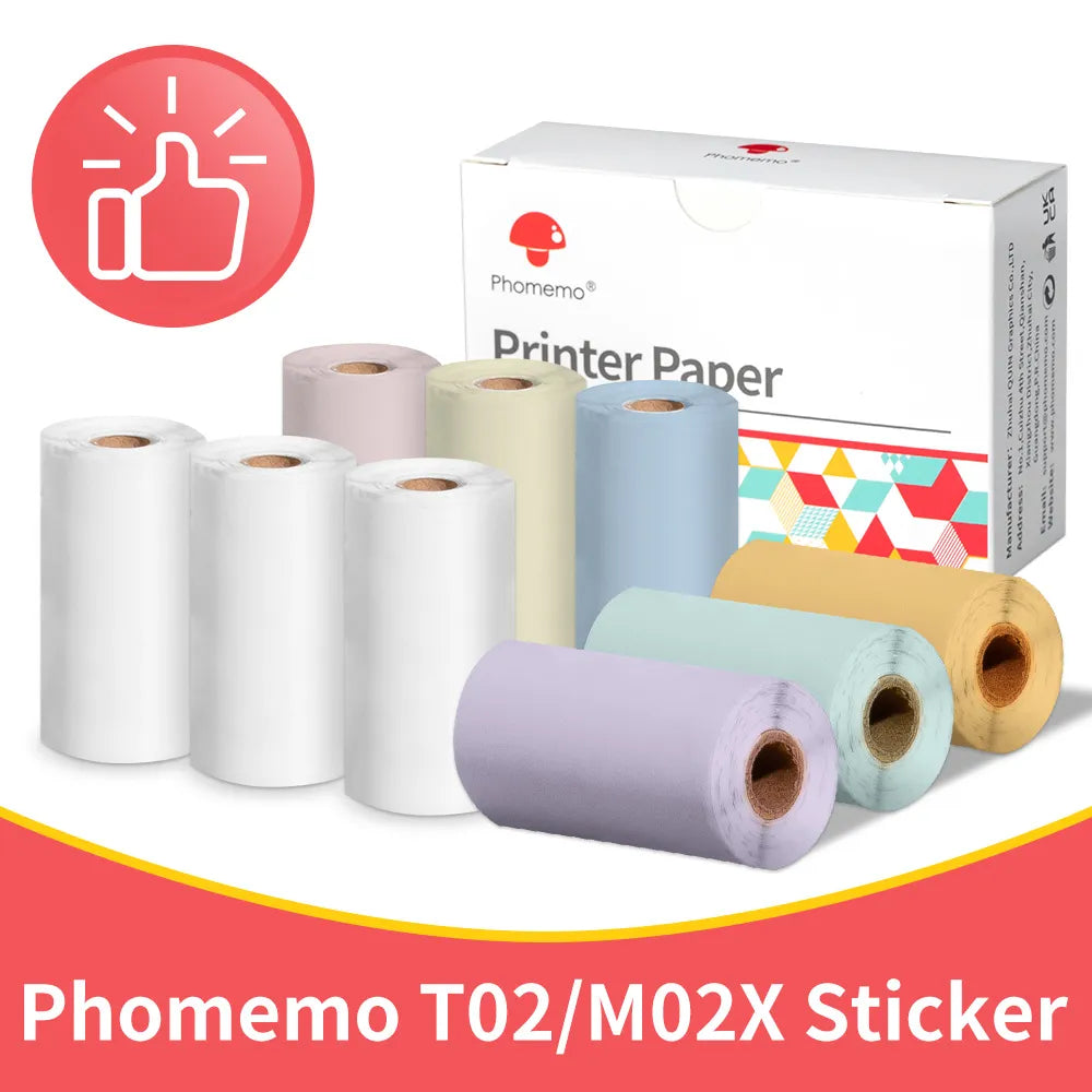 Phomemo Portable Printing Sticker Paper - Inside The Bars