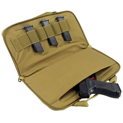 Tactical Pistol Storage Bag - Portable Men's Sports Field Gun Carrier with Concealed Design