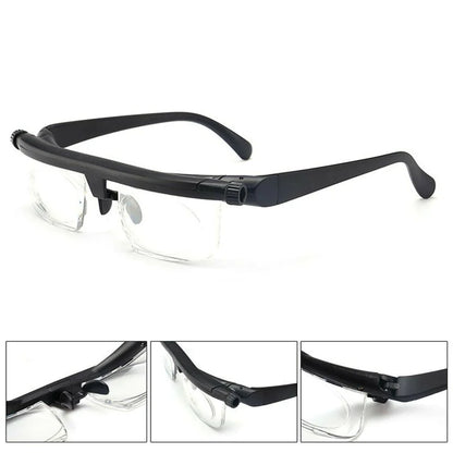 Adjustable Focus Eyeglasses for Clear Vision - Variable Diopter Reading Glasses