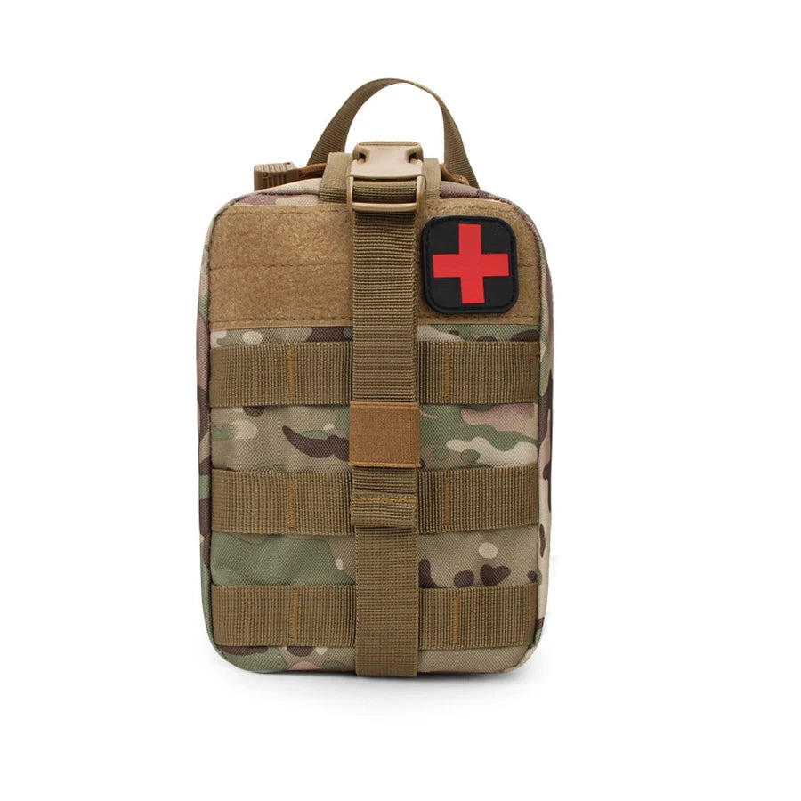 Quick Release First Aid Pouch Patch Bag Molle Amphibious Tactical Medical Kit EMT Emergency EDC Rip-Away Survival IFAK Hunting - Inside The Bars