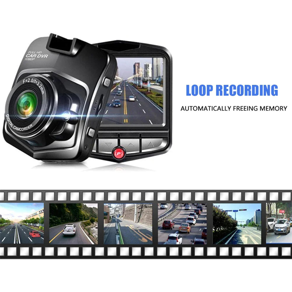 Car DVR Dash Cam 1080P with Night Vision, G-Sensor & 170° Wide Angle 2.4