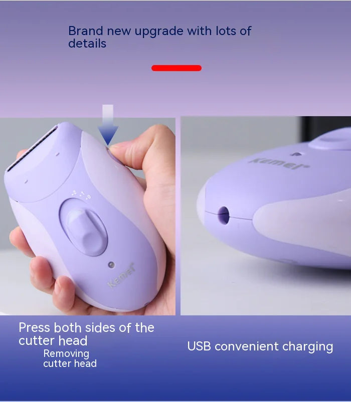 Kemei Epilator 4-IN-1 - Inside The Bars