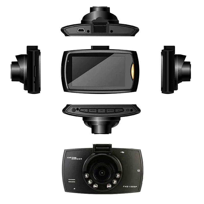 2.7'' Full HD 1080P Dual Lens Dash Cam with Night Vision & G-Sensor