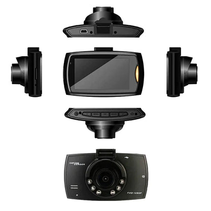 2.7'' Full HD 1080P Dual Lens Dash Cam with Night Vision & G-Sensor