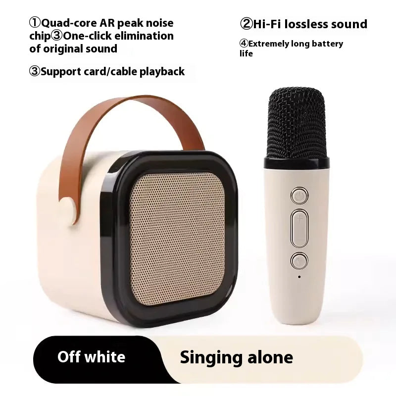 Portable Bluetooth Karaoke Microphone & Speaker System