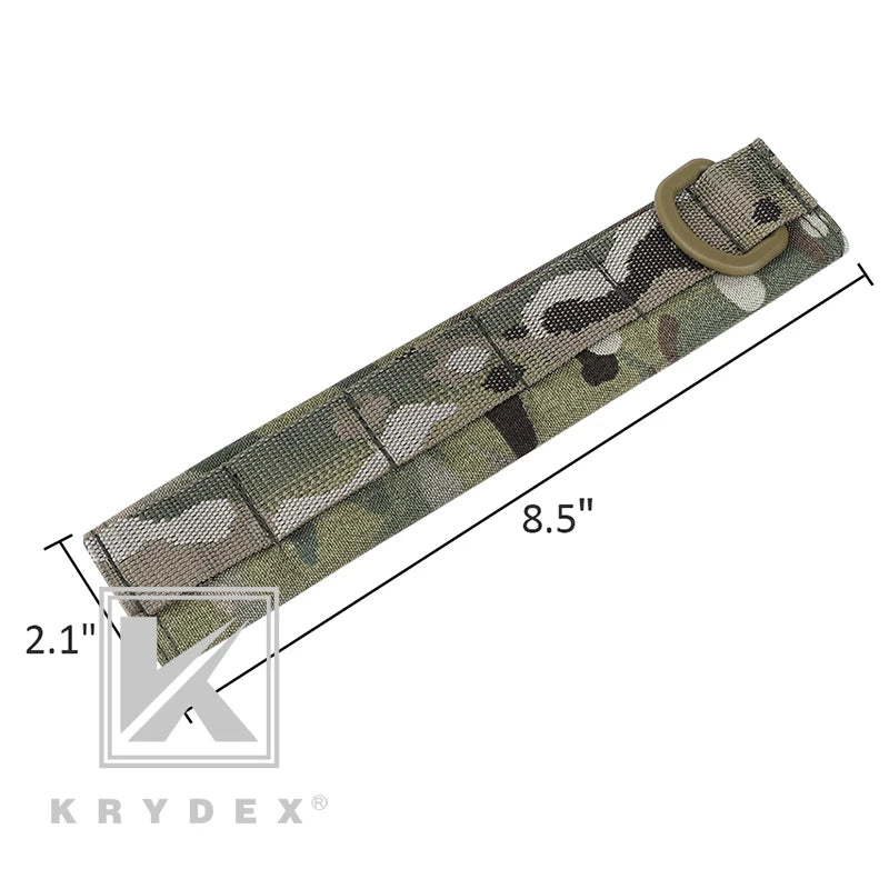 KRYDEX Tactical MOLLE Headphone Stand Cover for HOWARD PELTOR & Military Headsets - Protective Case with D-Ring - Inside The Bars