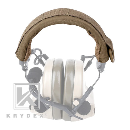 KRYDEX Tactical MOLLE Headphone Stand Cover for HOWARD PELTOR & Military Headsets - Protective Case with D-Ring - Inside The Bars