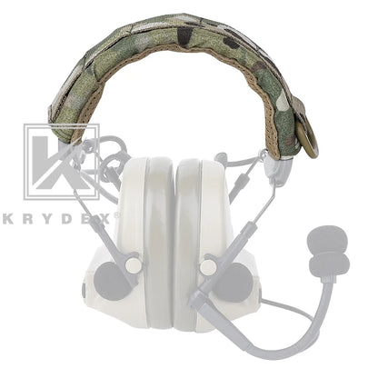 KRYDEX Tactical MOLLE Headphone Stand Cover for HOWARD PELTOR & Military Headsets - Protective Case with D-Ring - Inside The Bars