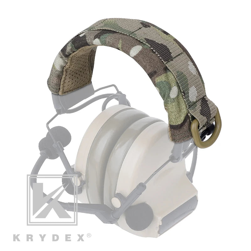 KRYDEX Tactical MOLLE Headphone Stand Cover for HOWARD PELTOR & Military Headsets - Protective Case with D-Ring - Inside The Bars