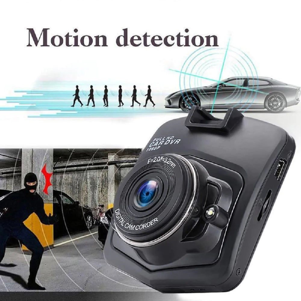 Car DVR Dash Cam 1080P with Night Vision, G-Sensor & 170° Wide Angle 2.4