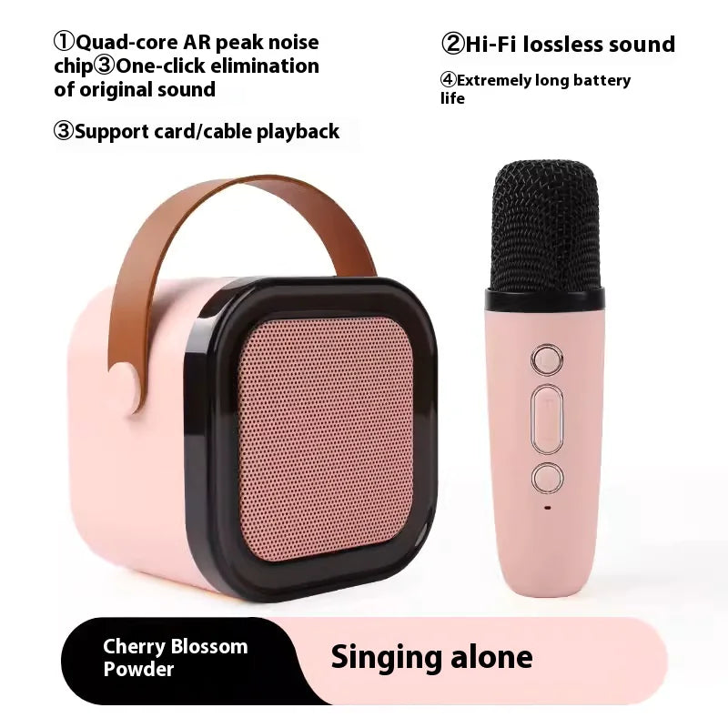 Portable Bluetooth Karaoke Microphone & Speaker System