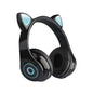 Wireless LED Cat Ear Headphones with Noise Isolation and TF Card Compatibility - Inside The Bars