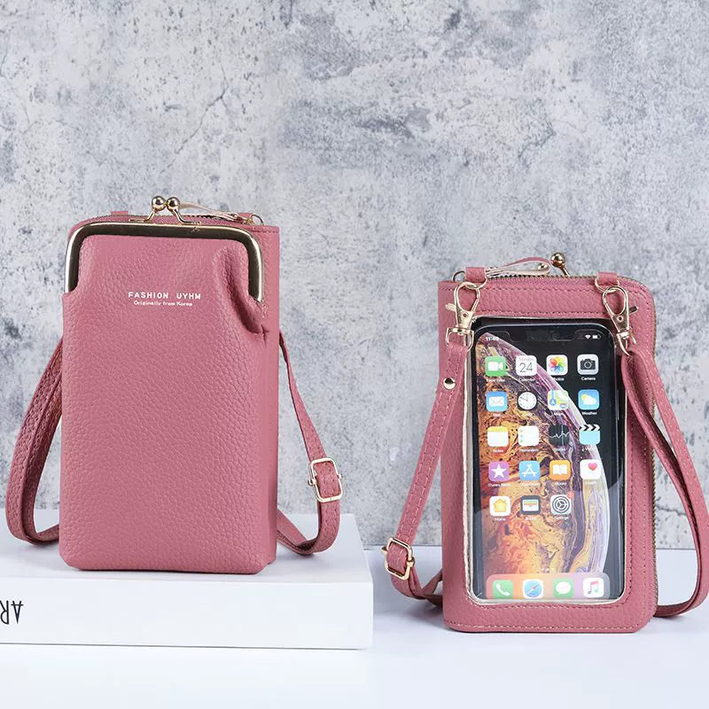 Touch Screen Super Popular Lightweight Vertical Integrated Mobile Phone Bag - Inside The Bars