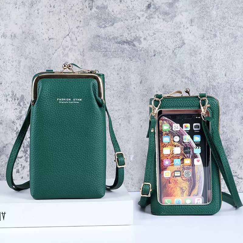 Touch Screen Super Popular Lightweight Vertical Integrated Mobile Phone Bag - Inside The Bars