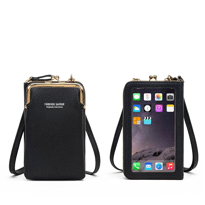 Touch Screen Super Popular Lightweight Vertical Integrated Mobile Phone Bag - Inside The Bars