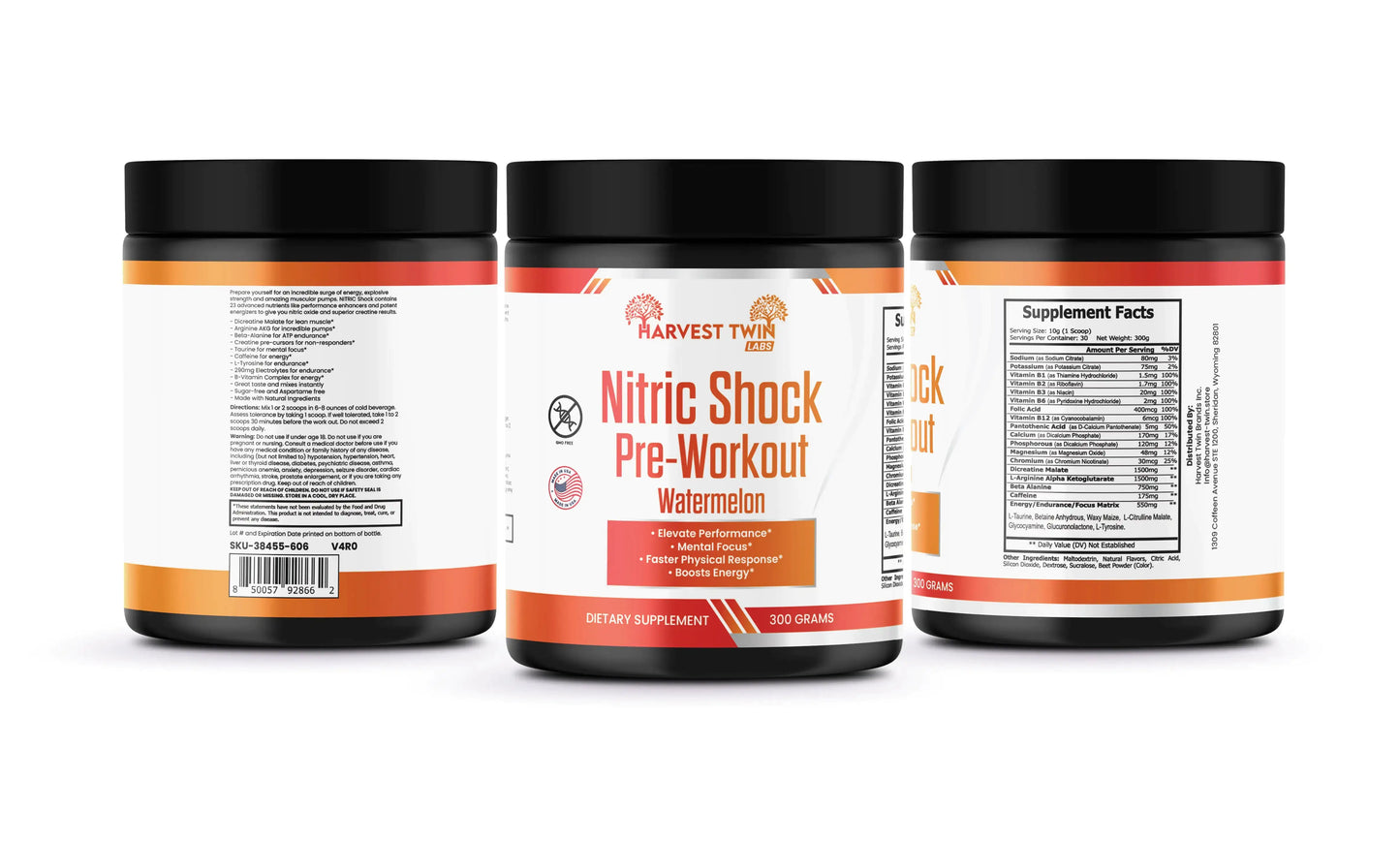 Watermelon Burst Nitric Shock Pre-Workout