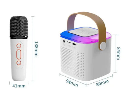 Wireless Karaoke Speaker System with RGB Mic Lights