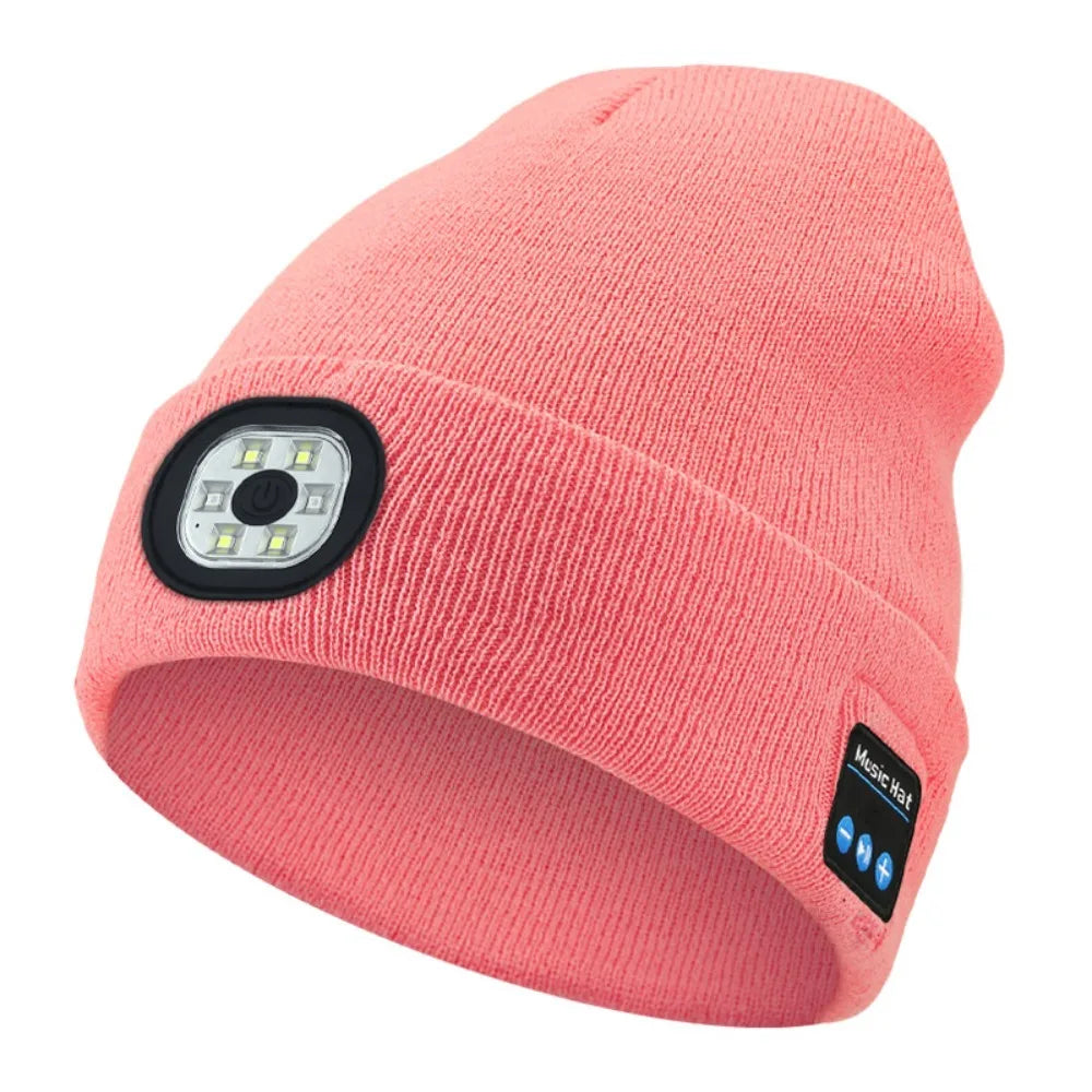 LED Music Beanie Hat with Rechargeable Bluetooth and Removable Speakers for Winter Warmth - Inside The Bars