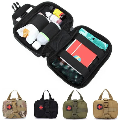 Upgrade Tactical EMT Pouch Rip Away Molle Medical kit IFAK Tear-Away First Aid Kit Travel Outdoor Hiking mergency Survival Bag - Inside The Bars