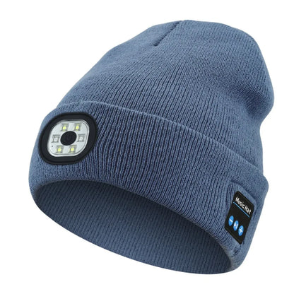 LED Music Beanie Hat with Rechargeable Bluetooth and Removable Speakers for Winter Warmth - Inside The Bars