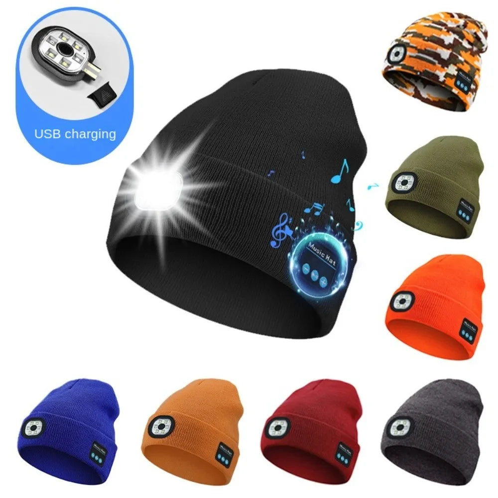 LED Music Beanie Hat with Rechargeable Bluetooth and Removable Speakers for Winter Warmth - Inside The Bars