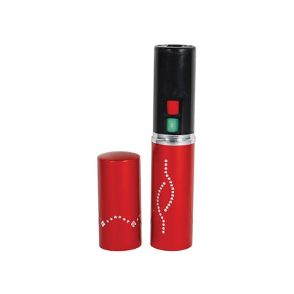 25 Million Volt Lipstick Stun Gun with Built-in Flashlight - Red - Inside The Bars