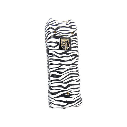 Zebra Print 80 Million Volt MultiGuard Stun Gun with Alarm and Flashlight - Inside The Bars